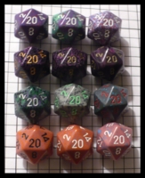 Dice : Dice - 20D - ZZ Group Misc Chessex 3 Class Photo - FA collection buy Dec 2010